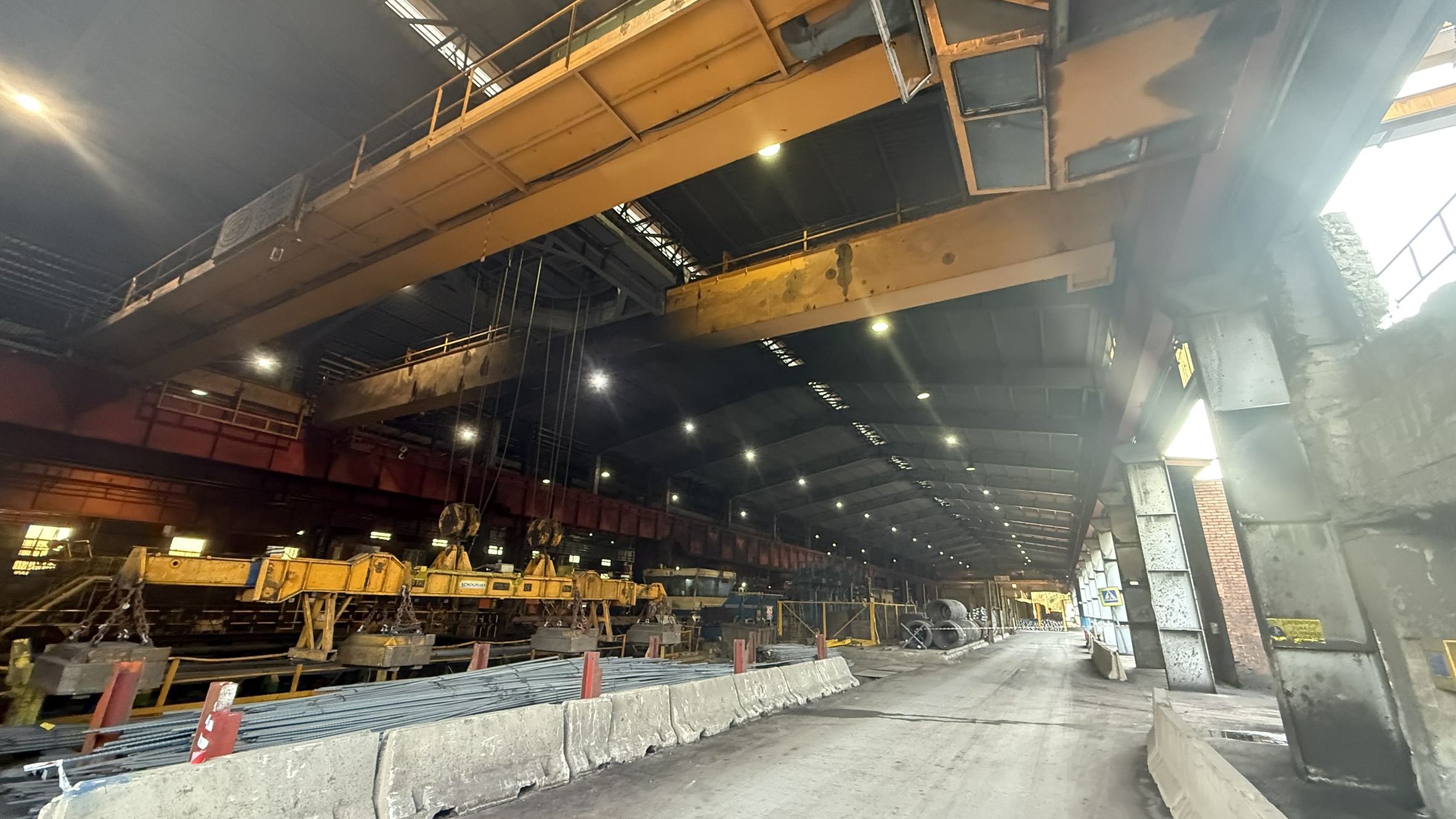 Heavy industry and steel plant operations